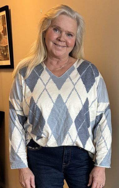 Genser Bl&aring; Harlequin